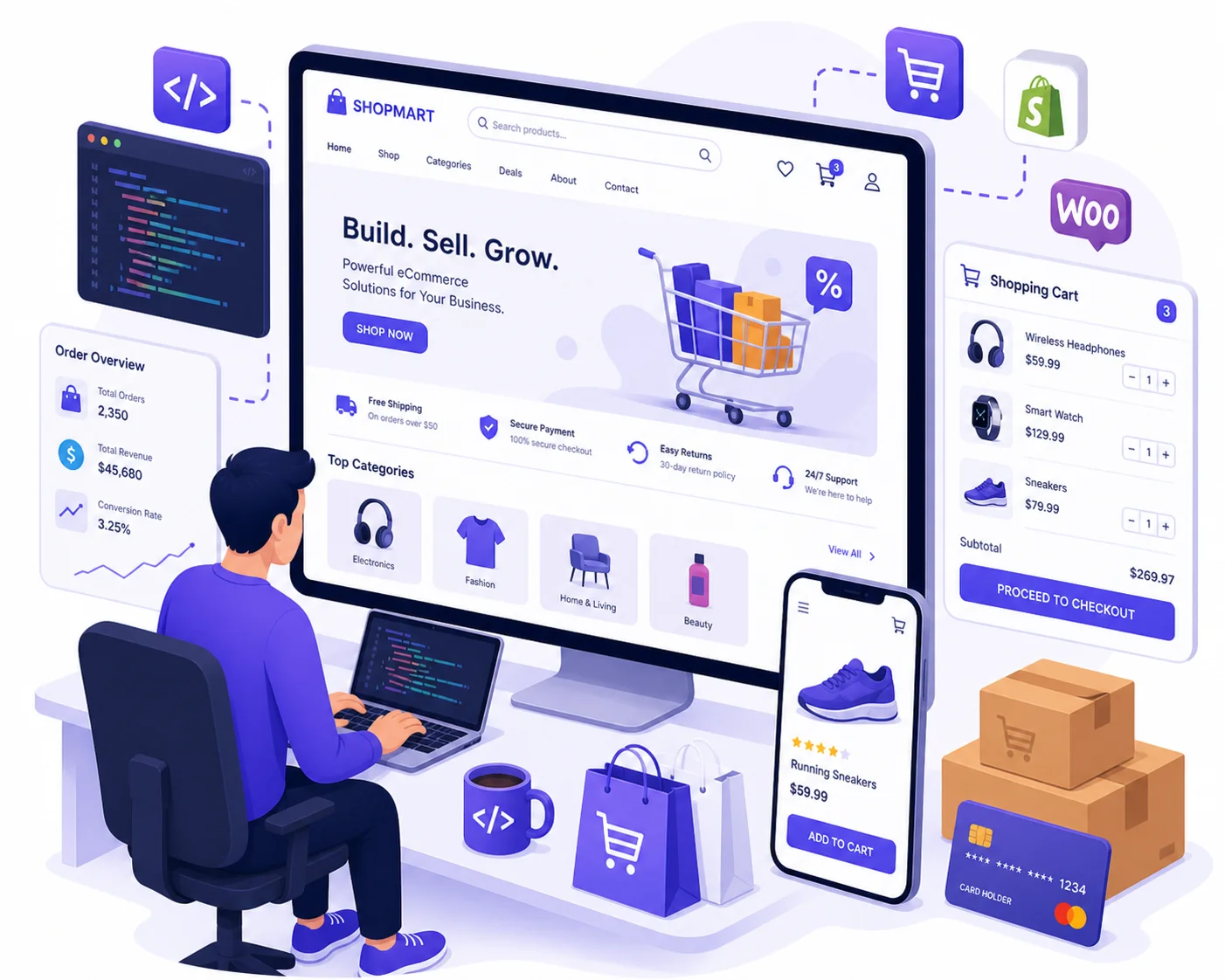 Ecommerce Development India, SEO Company Meerut
