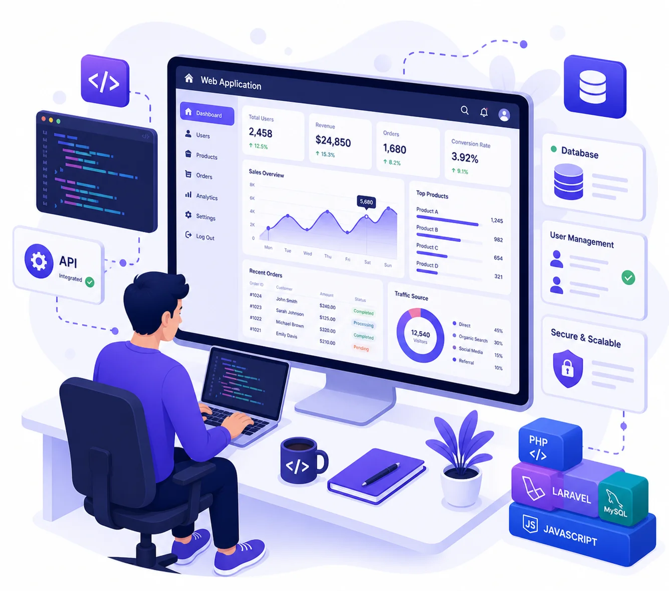 Web Application Development, CMS Development Meerut 